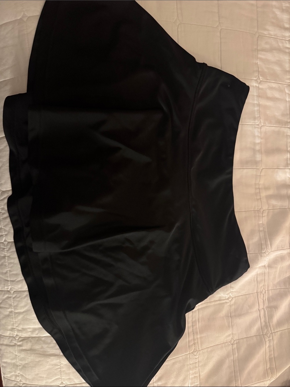 Black Women's A-Line swim Skirt